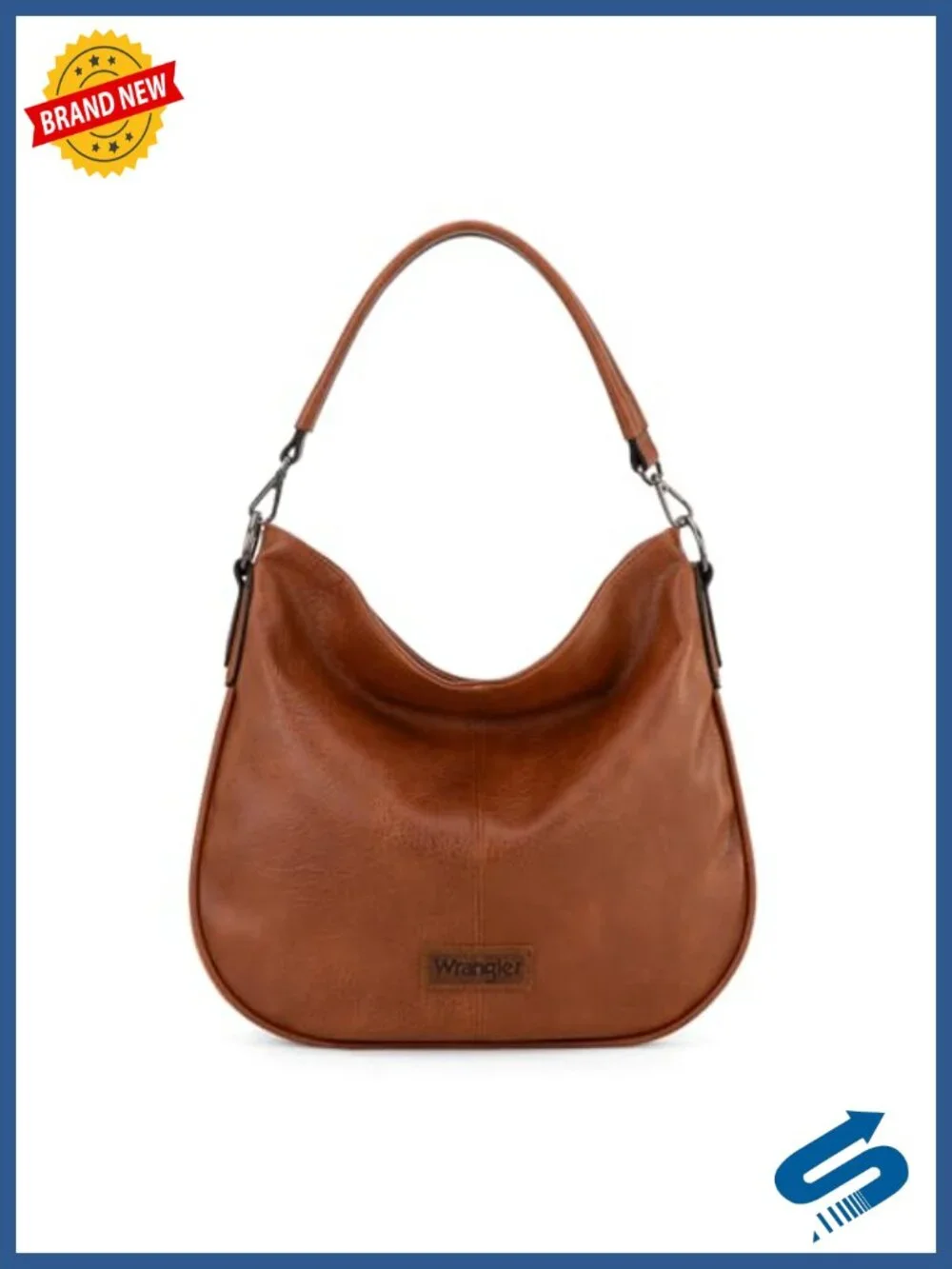 Vegan Leather Hobo Bag Crossbody Shoulder Purse Adjustable Strap